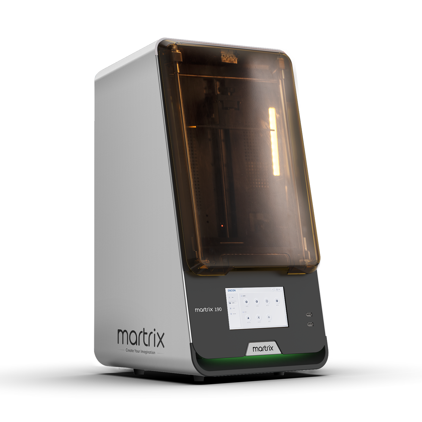 Martrix 190 LCD 3d Printer features a build volume of up to 192×120mm.