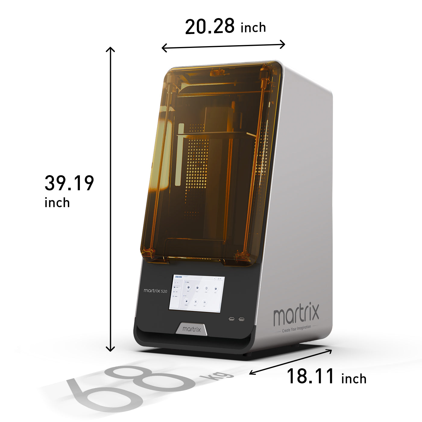 Martix 520 3d printer product size